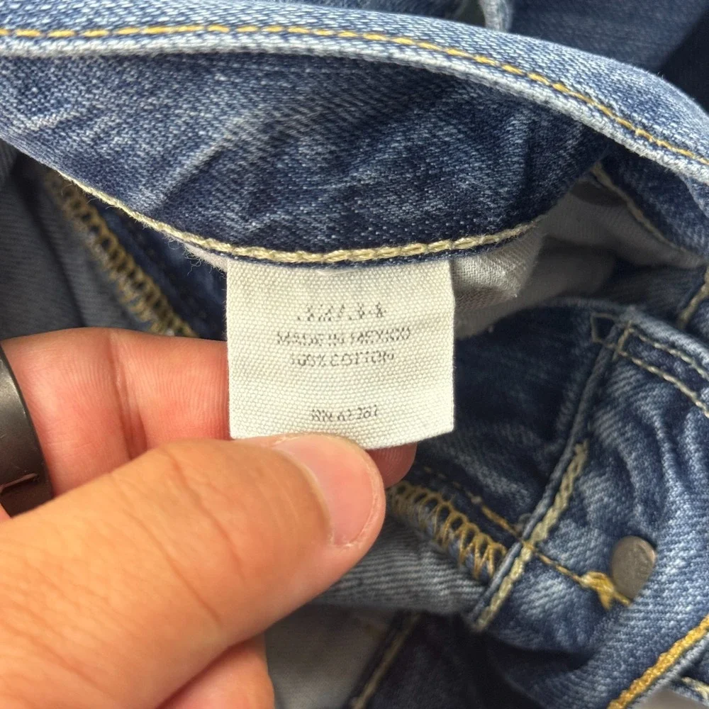 Polo Ralph Lauren 867 Classic Fit Jeans Men 32x34 Blue Denim Cotton Straight Leg